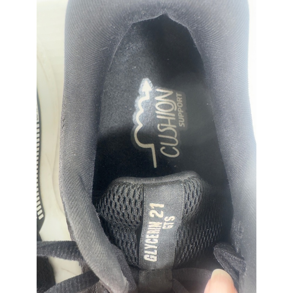 Brooks Glycerin GTS 21 Women 8.5 Wide Black Running Shoes Minimalist EUR 40 - Picture 6 of 10